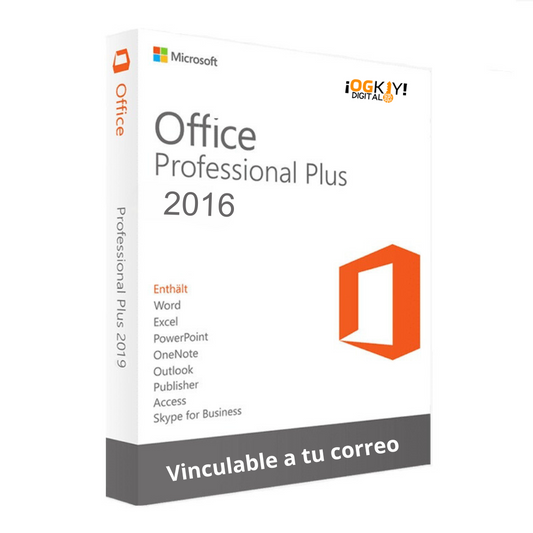 Licencia Digital Microsoft Office Professional 2016 Pro Plus  BIND / Para 1 Equipo